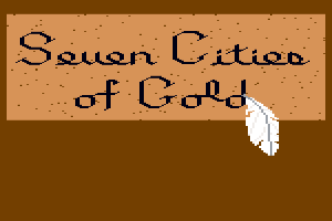 The original Seven Cities of Gold from Electronic Arts (animated title screen)