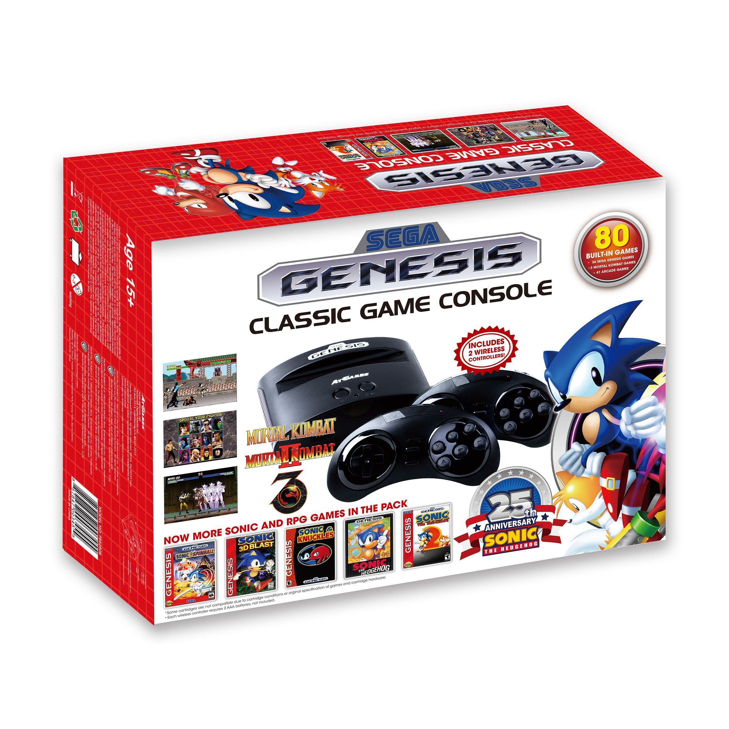 Sega Genesis Classic Game Console (2016): The Official Game List - Armchair  Arcade