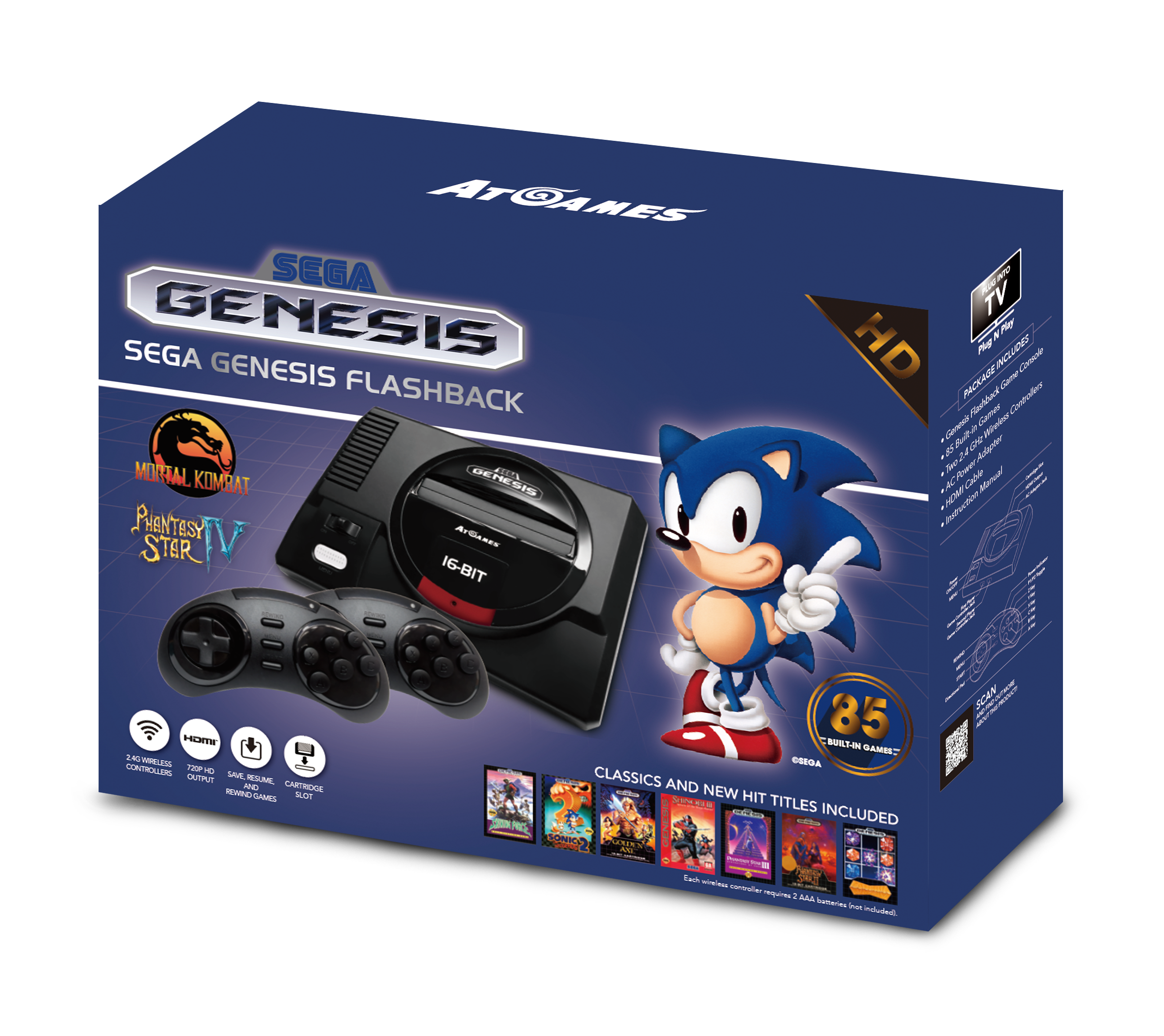 sega genesis classic game console 81 games list
