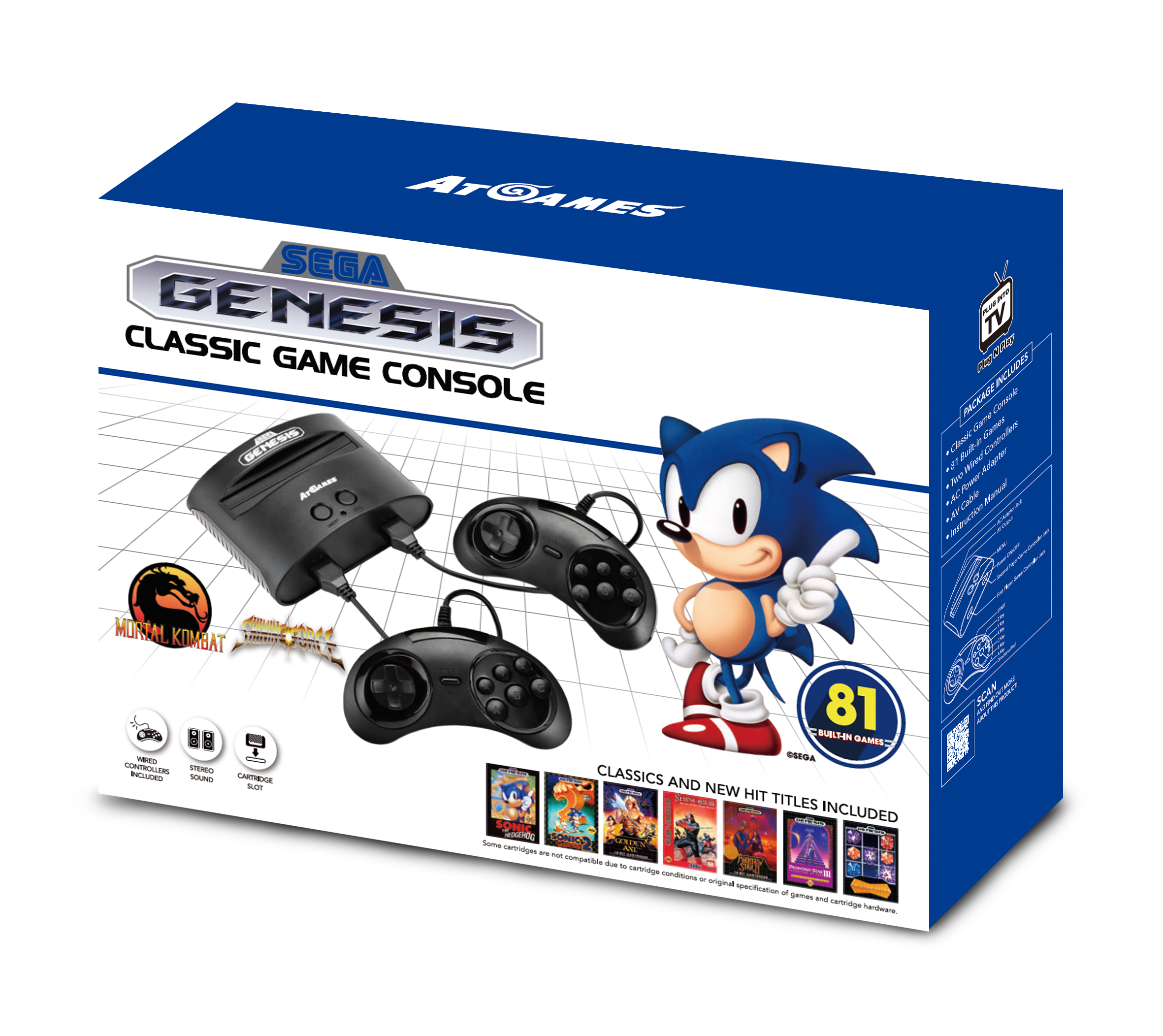 Sega genesis classic game console game on sale list