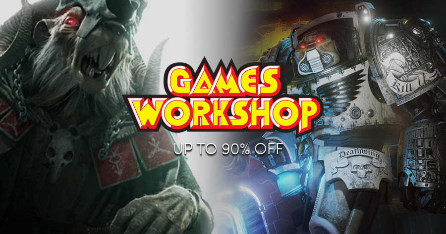 The Games Workshop Sale - Up to 90% off great PC games!