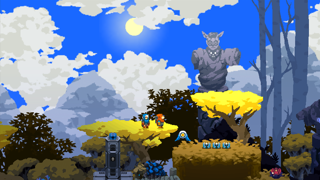 Aegis Defenders Co Op 2d Action Platformer Combined With Tower