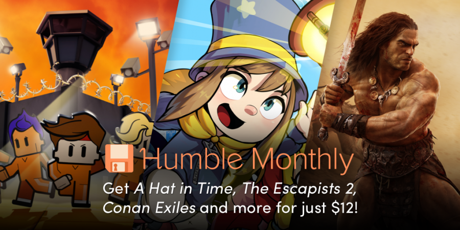 August's Humble Monthly Early Unlock games - A Hat in Time, The Escapists 2, and Conan Exiles