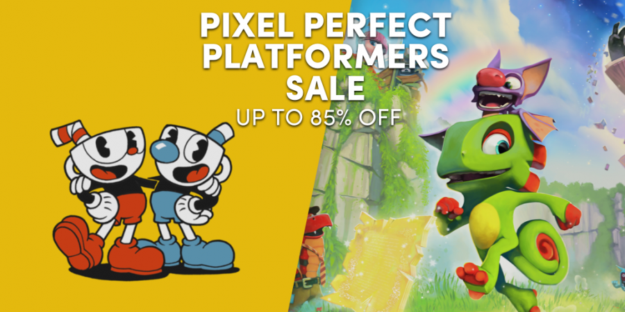 The Pixel Perfect Platformers Sale is live! Yooka-Laylee, Cuphead, Rayman, and more!