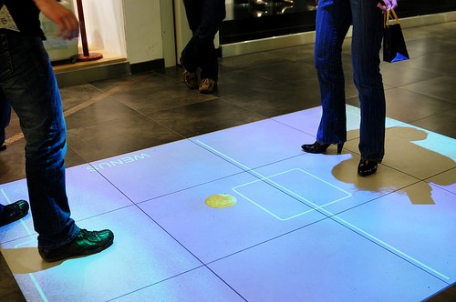 "Augmented Reality Foosball" (CC BY 2.0) by Kuba Bożanowski