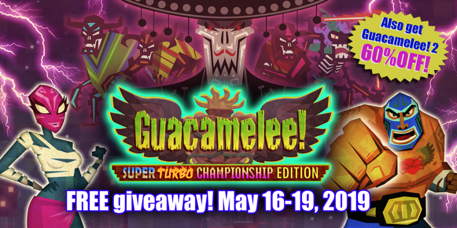 Get your copy of Guacamelee! Super Turbo Championship Edition for Steam free for the next 48 hours! (plus Spring Sale!)