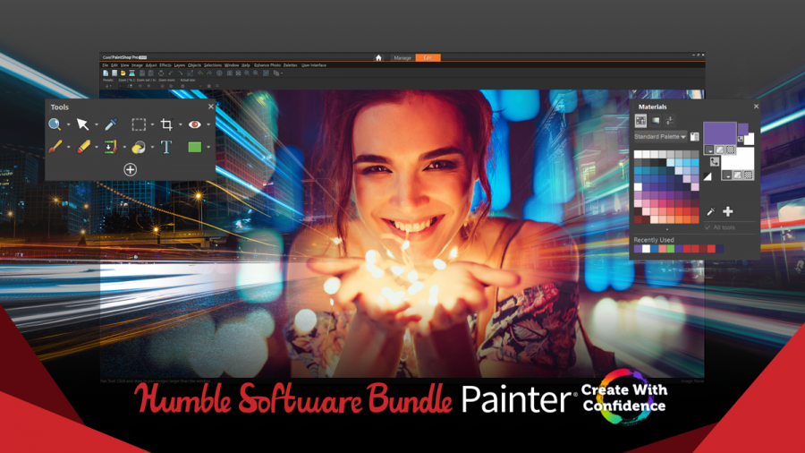 Pay what you want for the Humble Software Bundle: Painter - Create With Confidence (Corel Painter 2019, Gravit Designer PRO, etc.)!