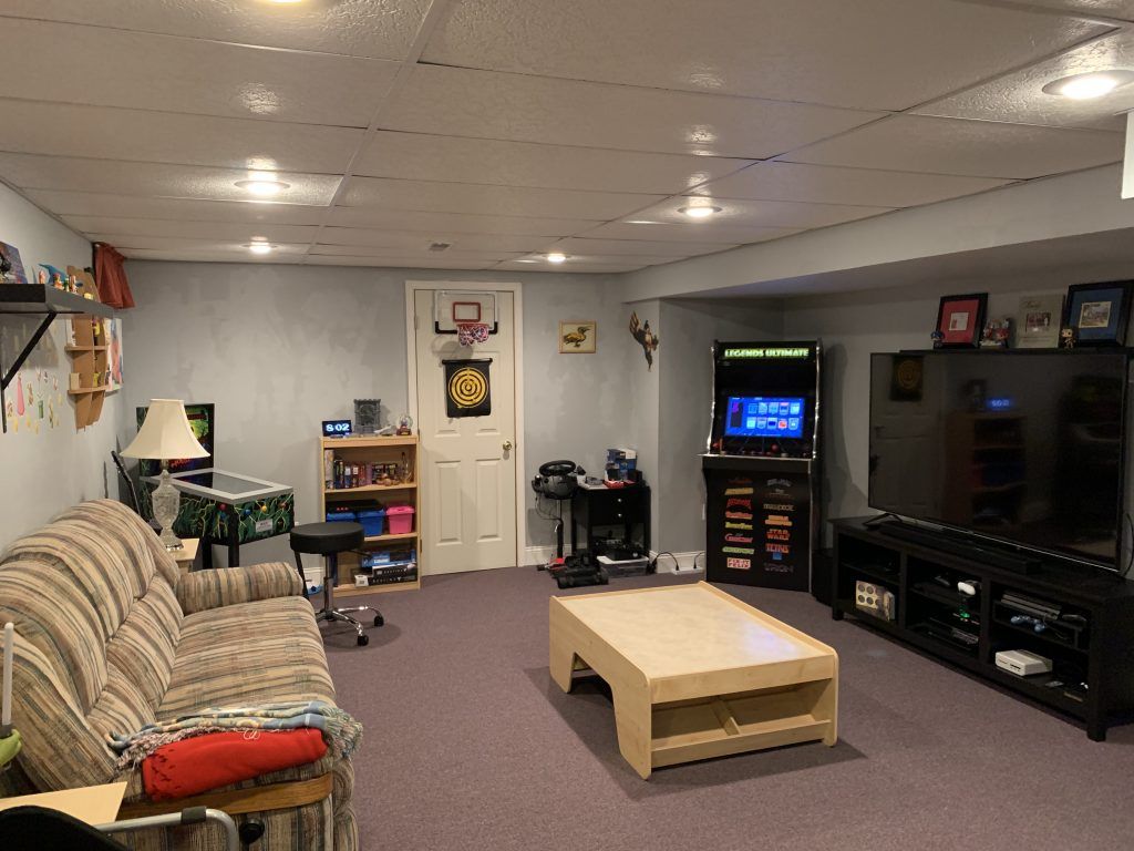 I rearranged a ton of stuff in the room, but it's now clean and functional again after a few hours of disarray.