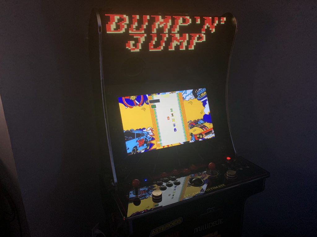 Burnin' Rubber on the Legends Ultimate with Pixelcade marquee