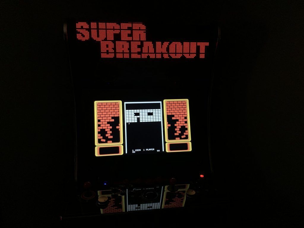 Super Breakout running on the Legends Ultimate