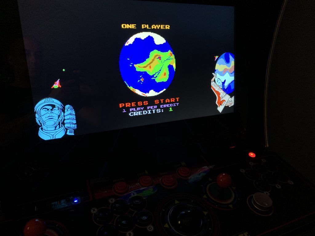 Gravitar running on the Legends Ultimate