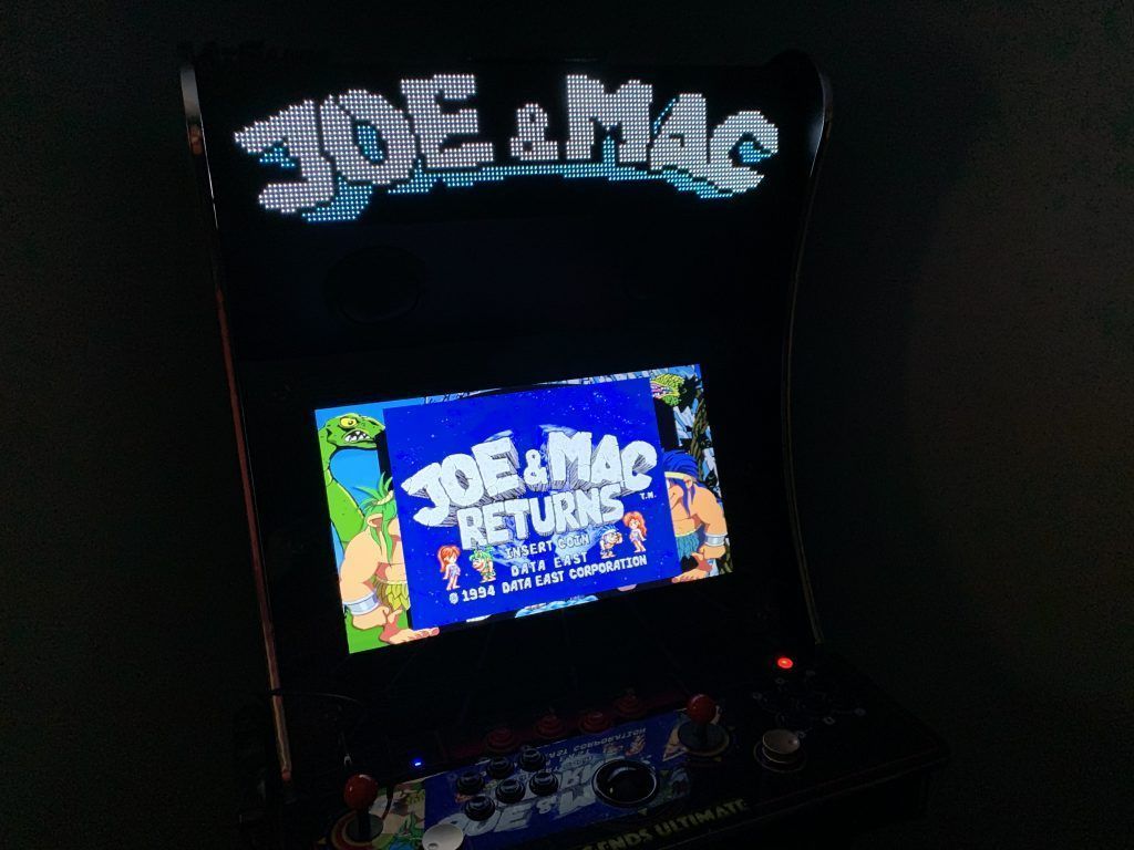Joe & Mac Returns on the Legends Ultimate and Pixelcade