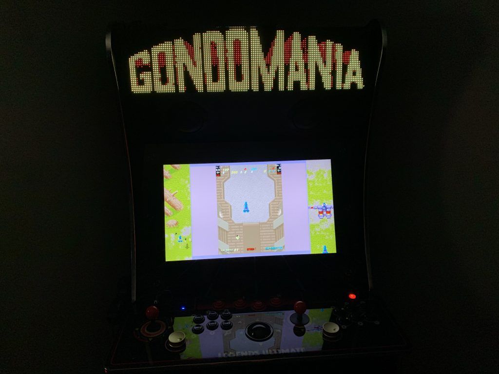 Gondomania running on the Legends Ultimate with Pixelcade