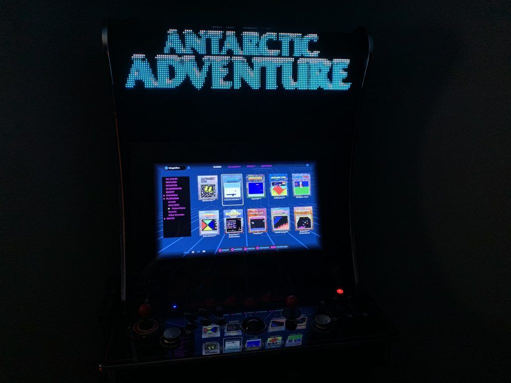 Antarctic Adventure (ColecoVision) Pixelcade marquee image