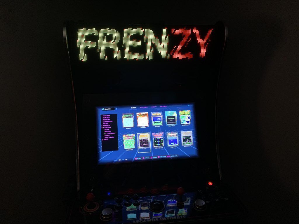 Frenzy (ColecoVision) Pixelcade marquee image