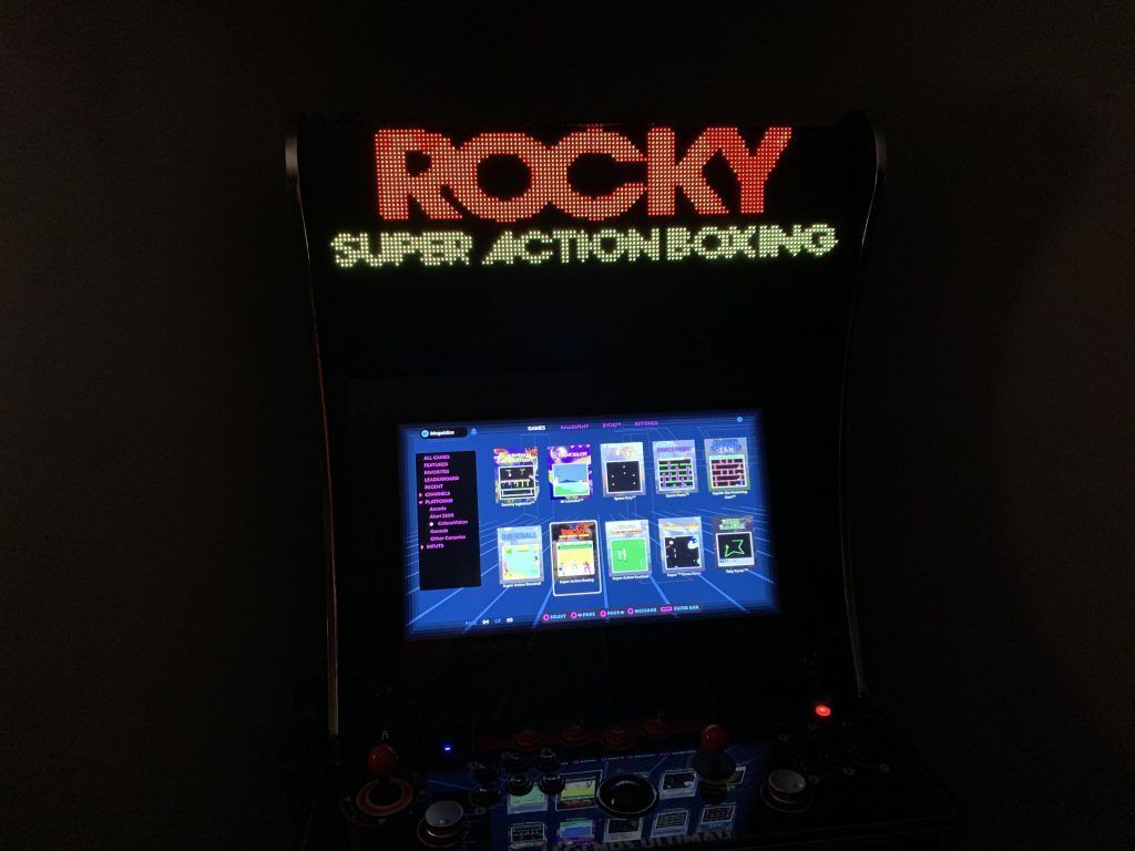 Rocky Super Action Boxing (ColecoVision) Pixelcade marquee image