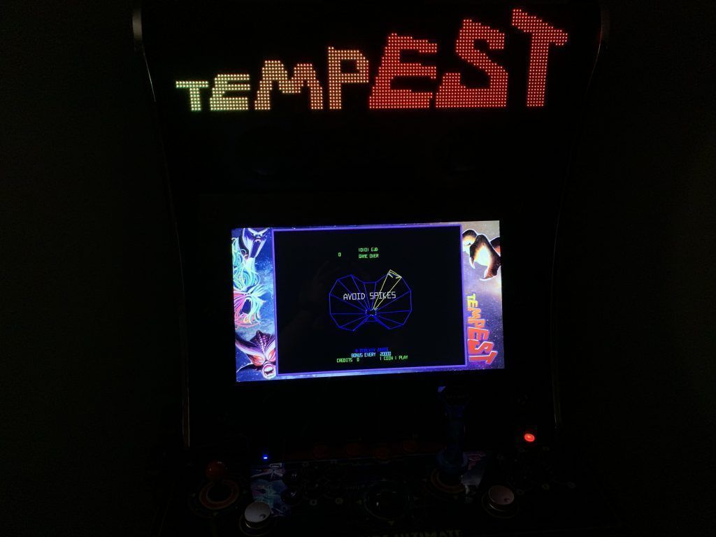 Tempest running on the Legends Ultimate with Pixelcade