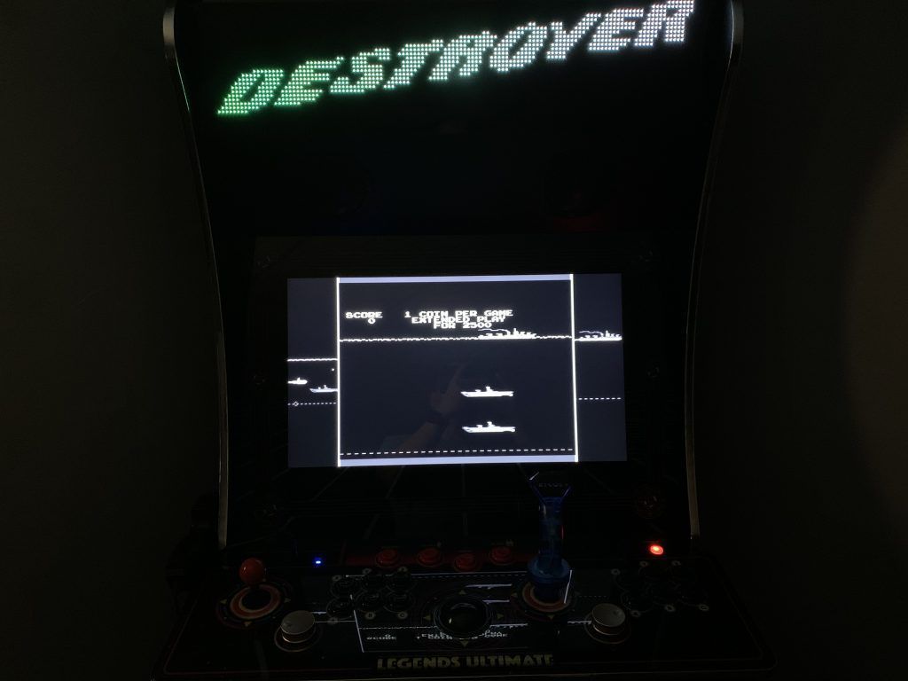 Destroyer running on the Legends Ultimate with PixelcadeX