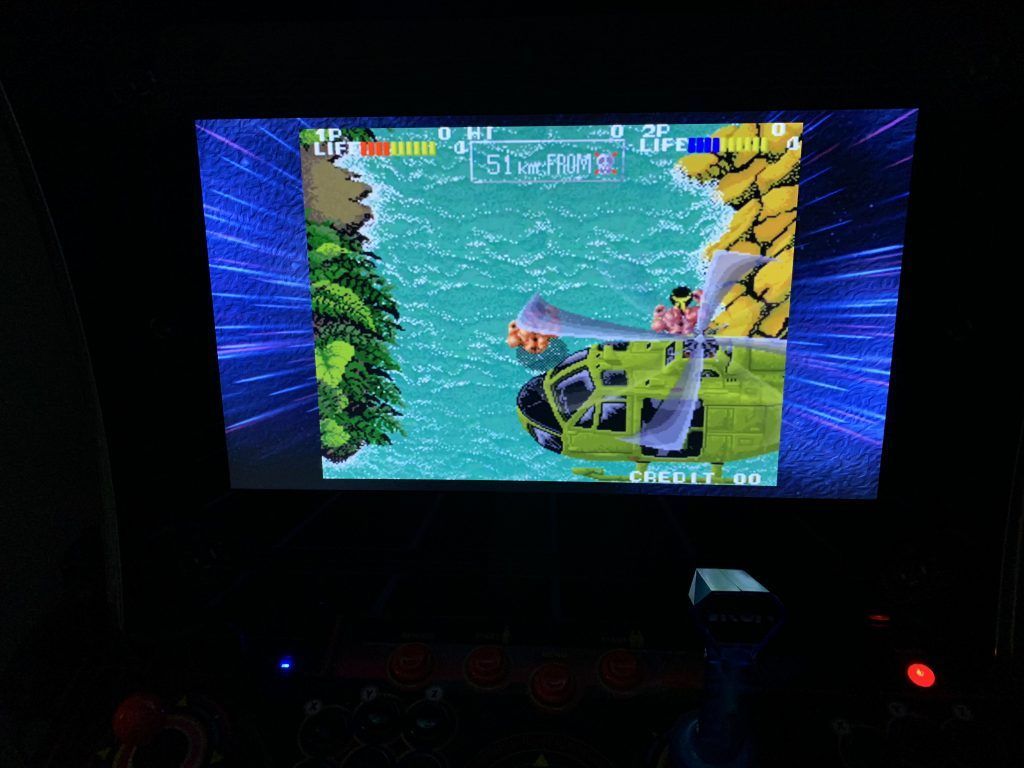 Ikari III: The Rescue running on the Legends Ultimate via ArcadeNet