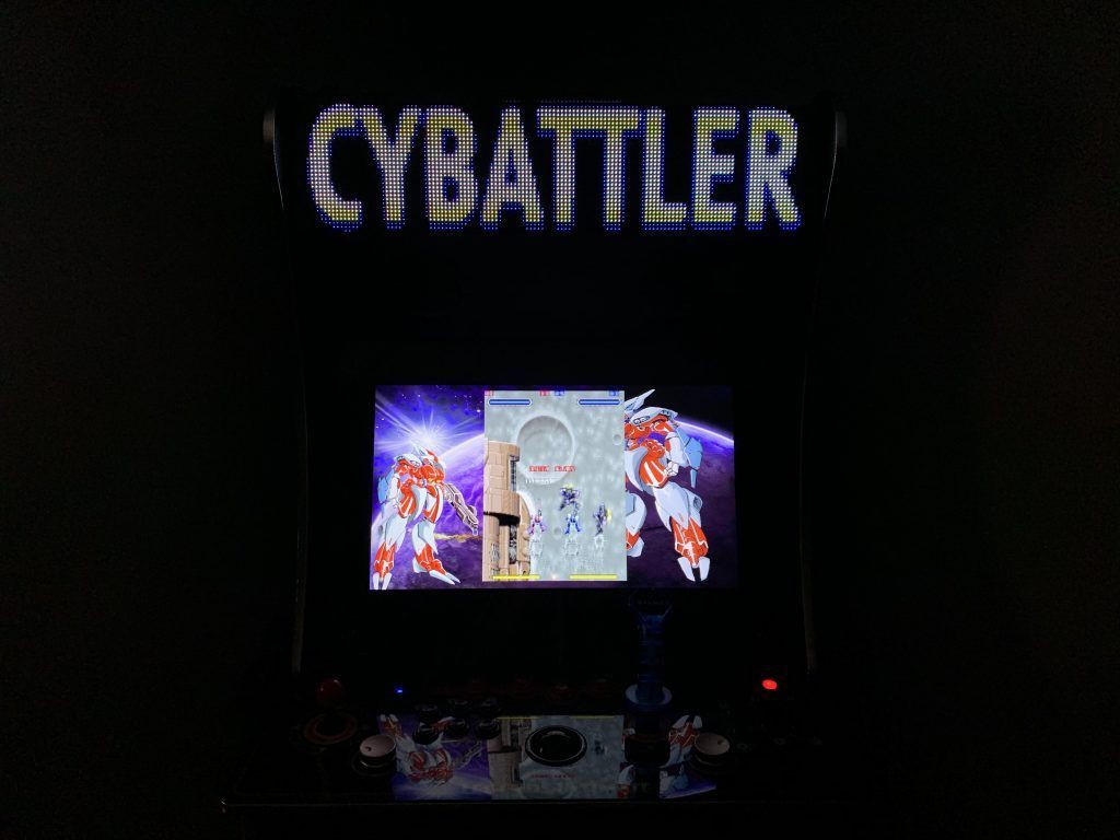 Cybattler running on the Legends Ultimate with Pixelcade
