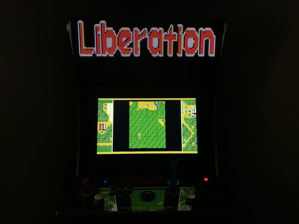 Dual Assault / Liberation running on the Legends Ultimate with Pixelcade
