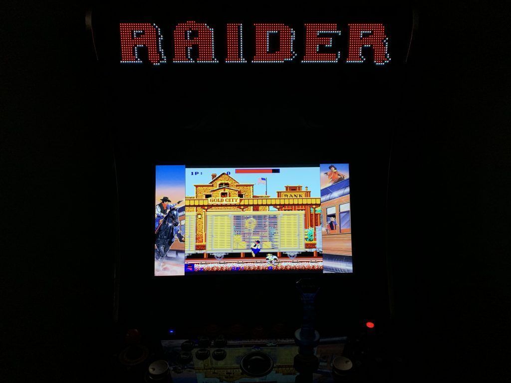 Express Raider / Western Express running on the Legends Ultimate with Pixelcade