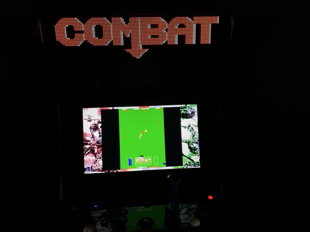 Field Combat running on the Legends Ultimate with Pixelcade and PixelcadeX app