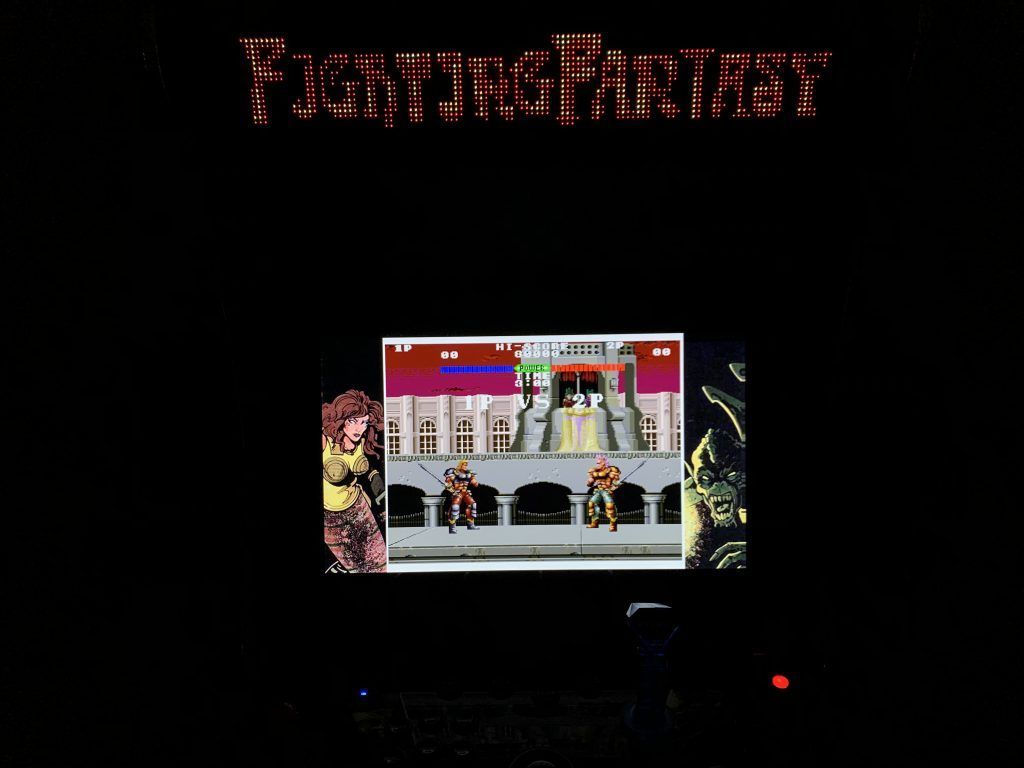 Fighting Fantasy / Hippodrome running on the Legends Ultimate with Pixelcade and PixelcadeX app
