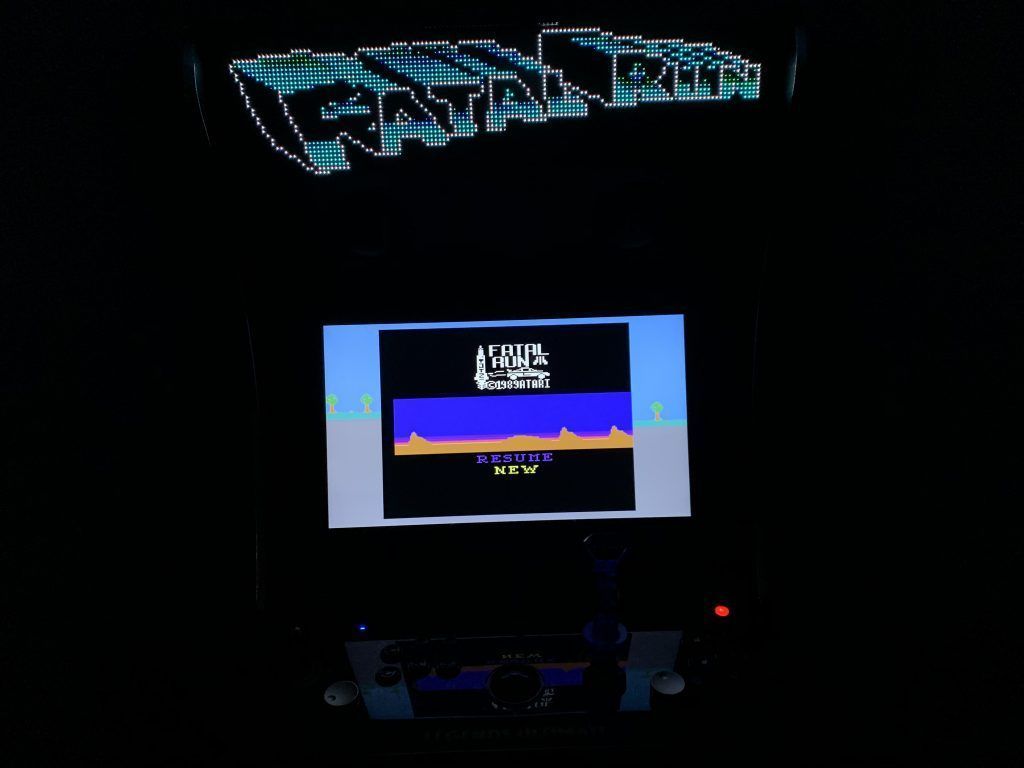 Fatal Run running on the Legends Ultimate with Pixelcade