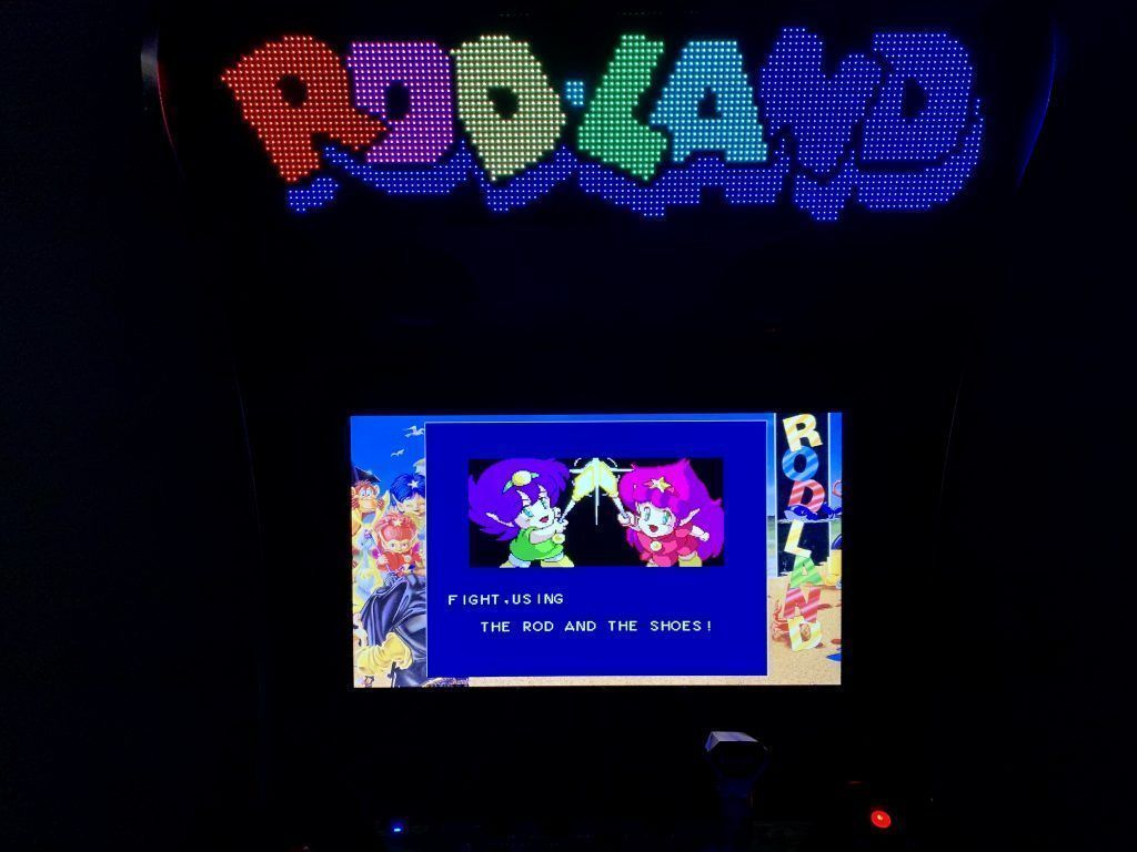 Rod-Land on the Legends Ultimate running PixelcadeX