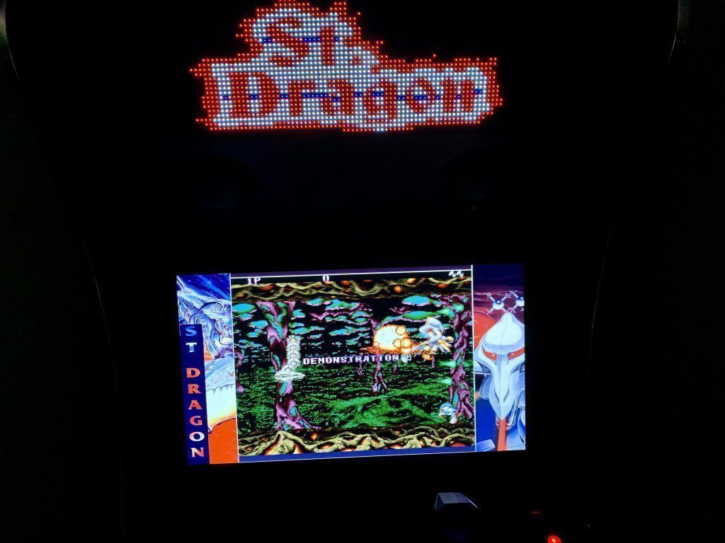 Saint Dragon on the Legends Ultimate running PixelcadeX