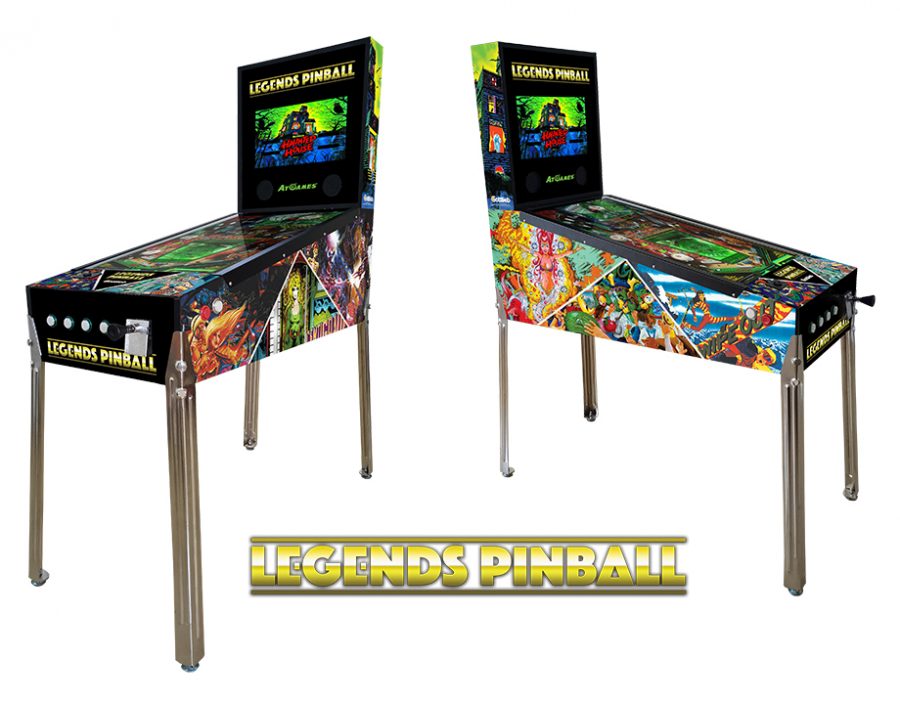 More details on the full-size Legends Pinball, virtual pinball machine, revealed - out soon!
