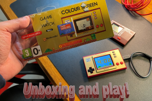 Unboxing Game & Watch Super Mario Bros. (Euro version)