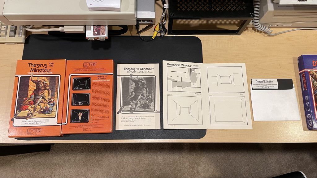 Theseus and the Minotaur (TSR, 1982, Apple II)