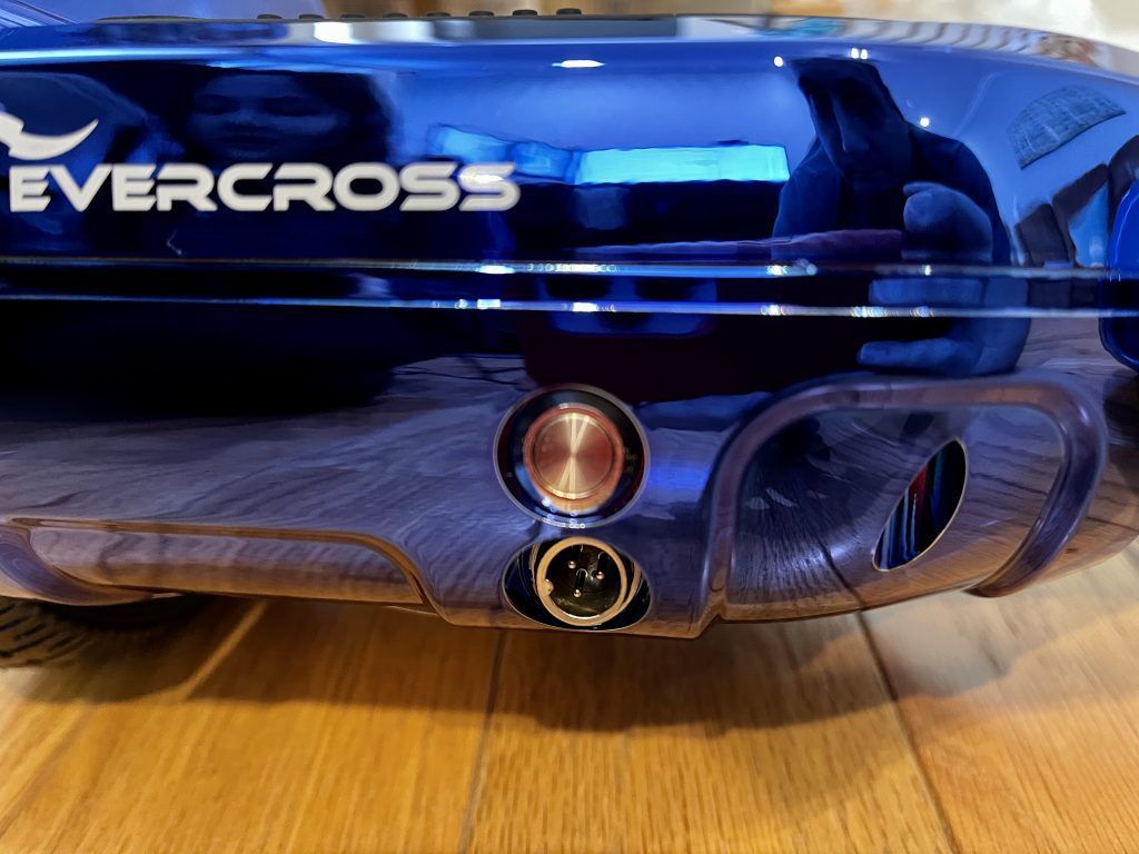 It's an electric blue color.