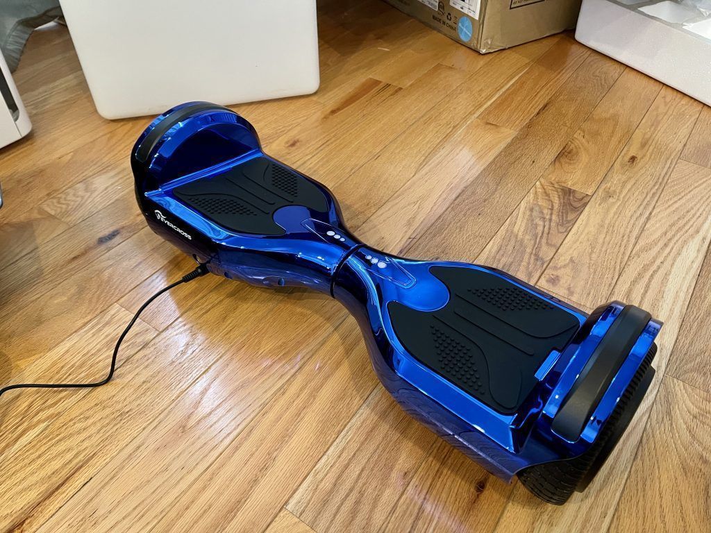 The hoverboard portion charging