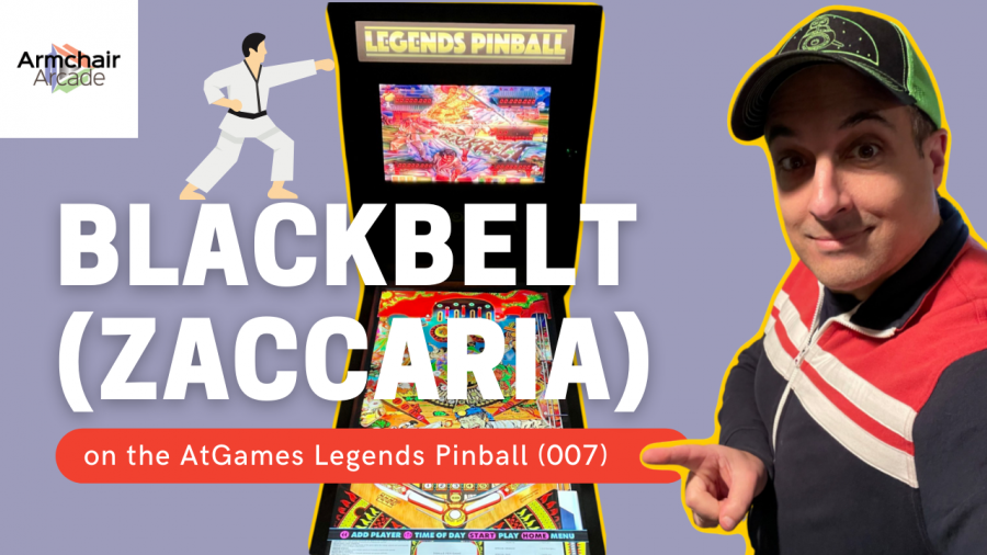 Video: Blackbelt (Zaccaria) on the AtGames Legends Pinball (007)