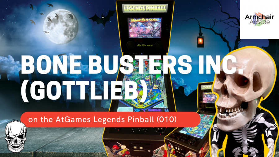 Gameplay video of Bone Busters Inc. (Gottlieb) on the AtGames Legends Pinball (010)