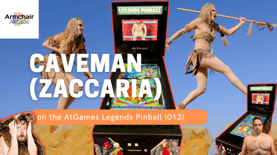 Gameplay video of Caveman (Zaccaria) on the AtGames Legends Pinball (012)