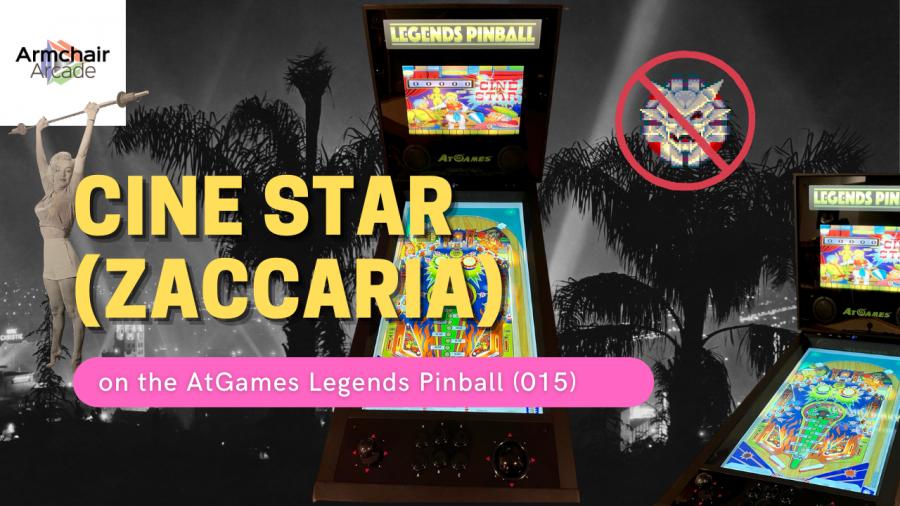 Gameplay video of Cine Star (Zaccaria) on the AtGames Legends Pinball (015)