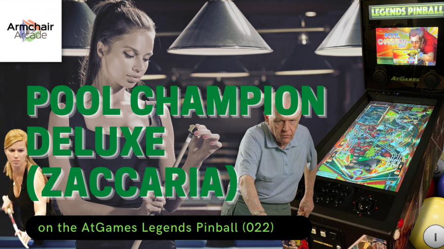 Gameplay video of Pool Champion Deluxe (Zaccaria) on the AtGames Legends Pinball (022)