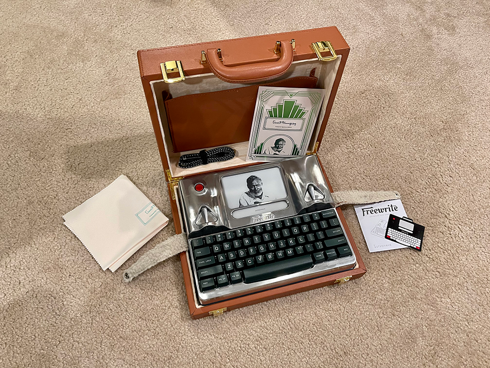 The Ernest Hemingway Freewrite Signature Edition
