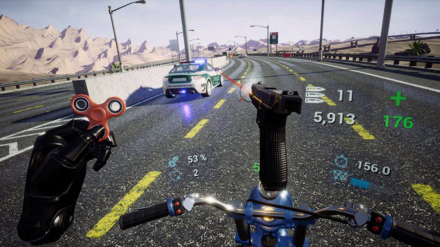 HTC Vive/VIVEPORT VR Review: Bike Rush