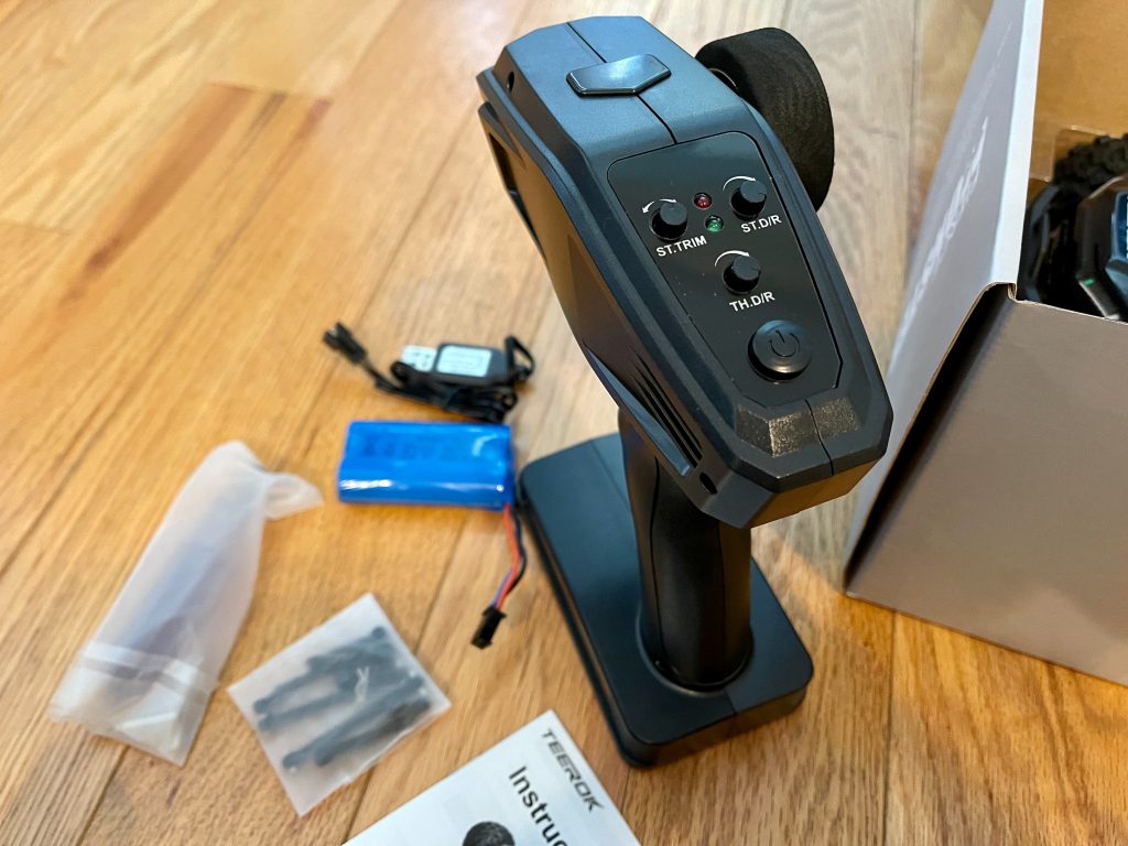 The remote control has some fine tuning options.