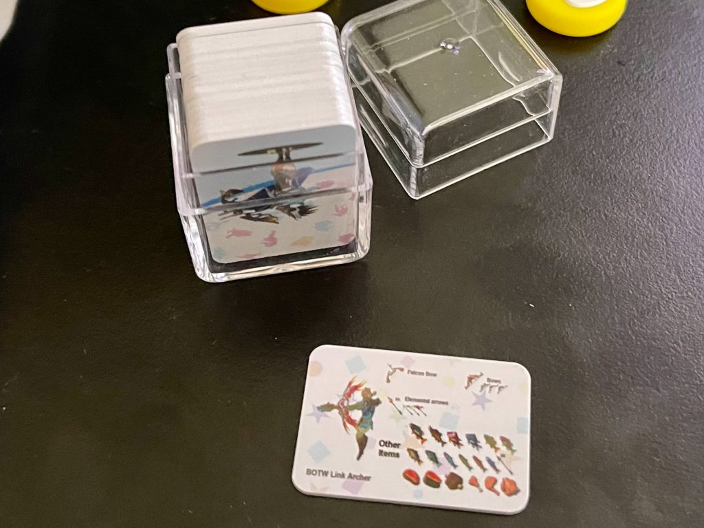 The cards are very tiny, which is a plus and a minus.