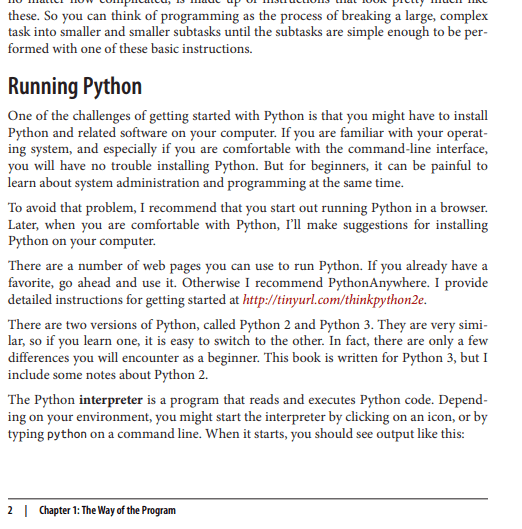 Python Programming by O'Reilly