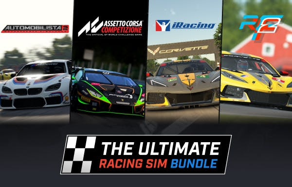 Take this Ultimate Racing Sim bundle out for a drive and get big discounts on racing wheels