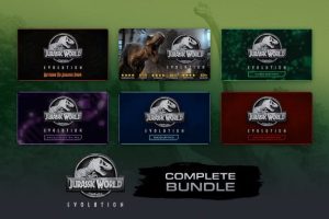 Jurassic World Evolution plus all DLC with the complete park sim bundle!