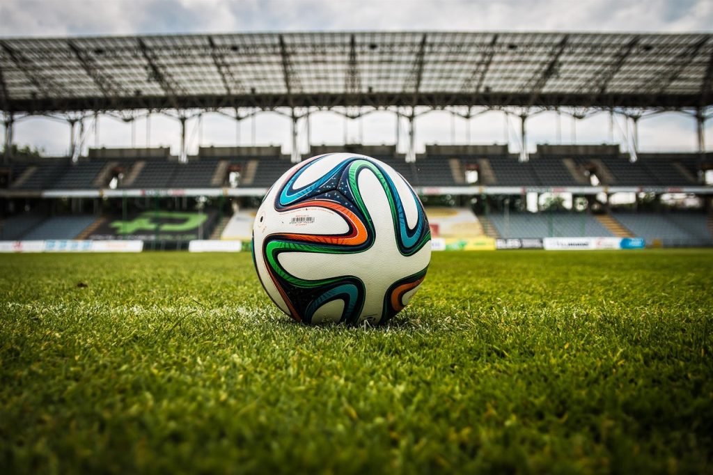 soccer football on a playfield