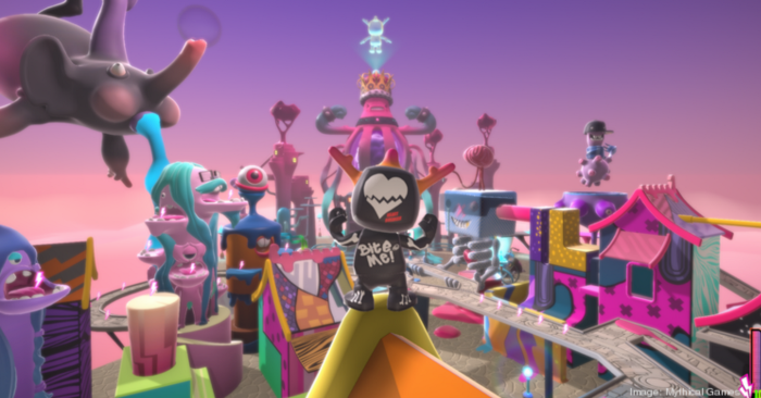 Screenshot for Mythical Games, the first AAA blockchain game creator.